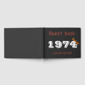 Gastboek 1974 jaar verjaardagscadeau gastenboek (Volledig)