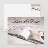 Gastboek (1) Bewaar de datum Aankondigingskaart (Voorkant / Achterkant)