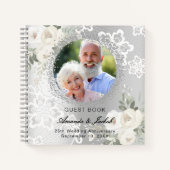 Gastboek 25th Wedding Jubileum foto Notitieboek (Voorkant)