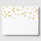 Gastboek 50ste verjaardag Gouden folie glitter lic Gastenboek (Achterkant)