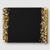 Gastboek 5e Verjaardagsfeest Sparkles Gold Gastenboek (Achterkant)