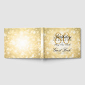 Gastboek 80e verjaardag Gouden Winter Wonderland Gastenboek (Volledig)