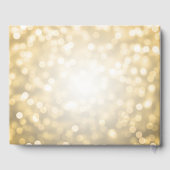 Gastboek 80ste Verjaardag Party Gold Glitter Light Gastenboek (Achterkant)