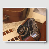 Gastboek analoge videocamera Retro Gastenboek (Achterkant)