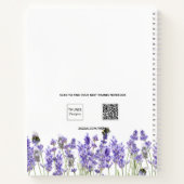 Gastboek baby shower lavender violet meel notitieboek (Achterkant)