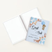 Gastboek Baby shower teddy pampas gras Notitieboek (Binnen)