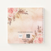 Gastboek baby shower teddy's notitieboek (Achterkant)