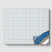 Gastboek - Blue Marlin op Plaid Gastenboek (Achterkant)