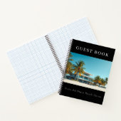 Gastboek foto strand huis familie vakantiehuis notitieboek (Binnen)