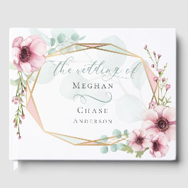 Gastboek Frisse lente bloemen en gebladerte Gastenboek