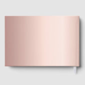 Gastboek Graduation Party roos goudroze Gastenboek (Achterkant)