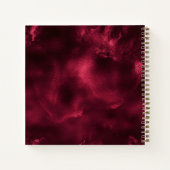 Gastboek herdenkingsfoto van de begrafenis van het notitieboek (Achterkant)