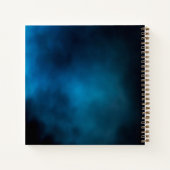 Gastboek Memorial begrafenis blauwe lucht foto boo Notitieboek (Achterkant)