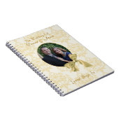 Gastboek met liefdevolle, aangepaste bruiloft notitieboek (Rechterzijde)