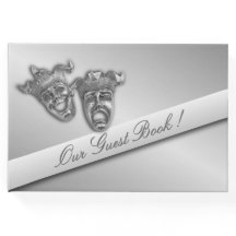 Gastboek met Silver Screen Theater Maskers