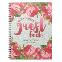 Gastboek met witte en groene kant Vrijgezellenfees