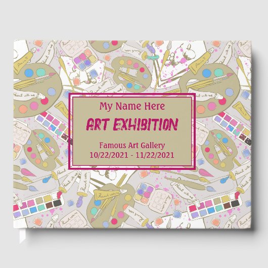 Gastboek over gepersonaliseerde tentoonstelling ku gastenboek (Voorkant)