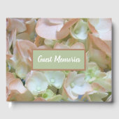 Gastboek - Peach Hydrangea Gastenboek (Voorkant)