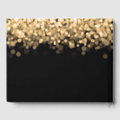 Gastboek Quinceanera Gold Lights Gastenboek (Achterkant)