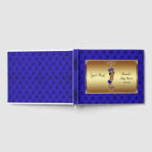 Gastboek Royal Blue Boy, gastenboek baby shower (Volledig)