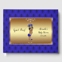 Gastboek Royal Blue Boy, gastenboek baby shower