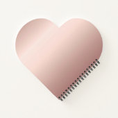 Gastboek Sweet 16 roos gouden roze druppels Notitieboek (Achterkant)