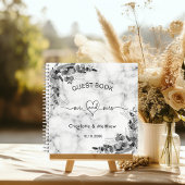 Gastboek trouwmarmer eucalyptus de heer mrs notitieboek