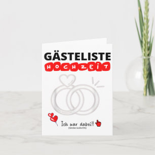Gastboek Trouwvrouw Man Bruid en bruidegom Gast Kaart