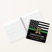 Gastboek van het leger op het gebied van groene ou notitieboek (Binnen)