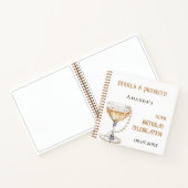 Gastboek verjaardag parel prosecco notitieboek (Binnen)