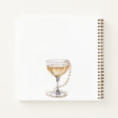 Gastboek verjaardag parel prosecco notitieboek (Achterkant)
