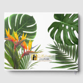 Gastboek voor Gail - tropische bladeren Gastenboek (Achterkant)