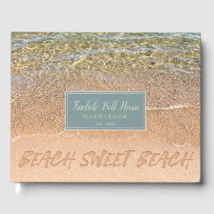 Gastboek voor gastvrijheid 'Beach Sweet Beach' Gastenboek