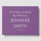 Gastboek voor respectabele en gewone herinneringen gastenboek (Voorkant)