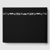 Gastboek voor zwarte en witte bruiloft gastenboek (Achterkant)