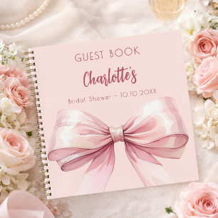 Gastboek Vrijgezellenfeest blush roze boog Notitieboek