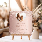 Gastboek vrijgezellenfeest foto hart roos goud notitieboek