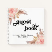 Gastboek vrijgezellenfeest pampas notitieboek (Voorkant)