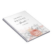 Gastboek vrijgezellenfeest roos goudflorzilver notitieboek (Rechterzijde)