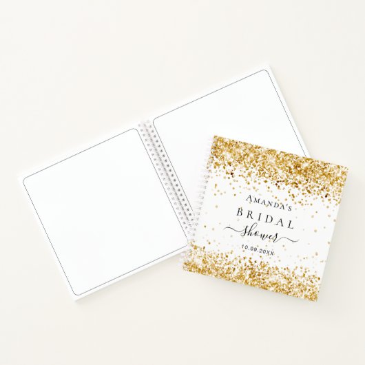 Gastboek vrijgezellenfeest witgoud notitieboek (Binnen)