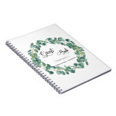 Gastboekgraduatie-partij eucalyptus greenery notitieboek (Rechterzijde)