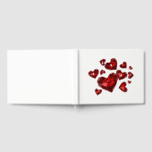 Gastboekje-rode juwelen gastenboek (Volledig)