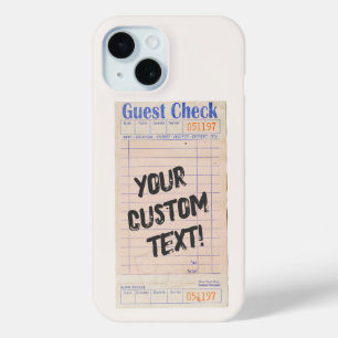 Gastcontrole Aangepast gepersonaliseerd iPhone 15 Case