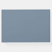 Gästebuch Dusty Blue 01 Gastenboek (Achterkant)