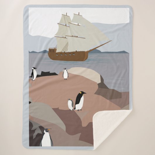 Gasten aangekomen sherpa deken (Voorkant)