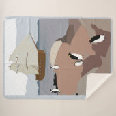 Gasten aangekomen sherpa deken (Voorkant (horizontaal))