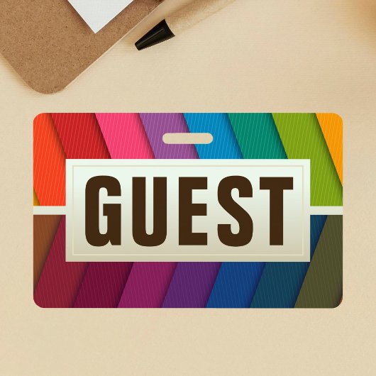 Gasten ID-kaart Badge