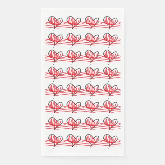 Gasten Papieren Handdoeken Servet (Voorkant)