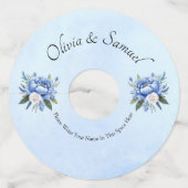 Gasten schrijven hun eigen naam - wijnglaslabel (Voorkant)