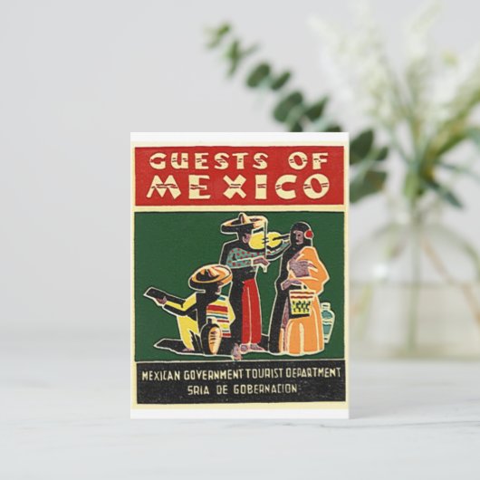 gasten van mexico briefkaart (Staand voorkant)